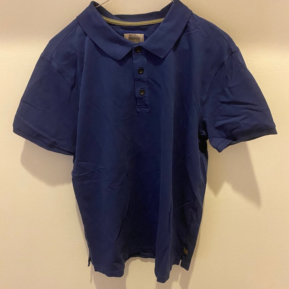 Armani Collezioni Blue Polo